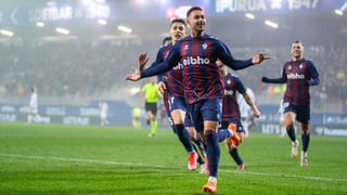 Eibar 1-0 Mirandés: Sergio León cae de pie