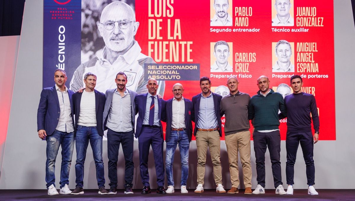 Los jugadores del Sevilla de los que se ha acordado De la Fuente durante su presentación como nuevo seleccionador