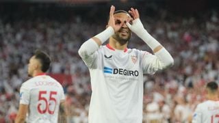 En-Nesyri se rinde ante la afición del Sevilla: "Nunca había visto esto"