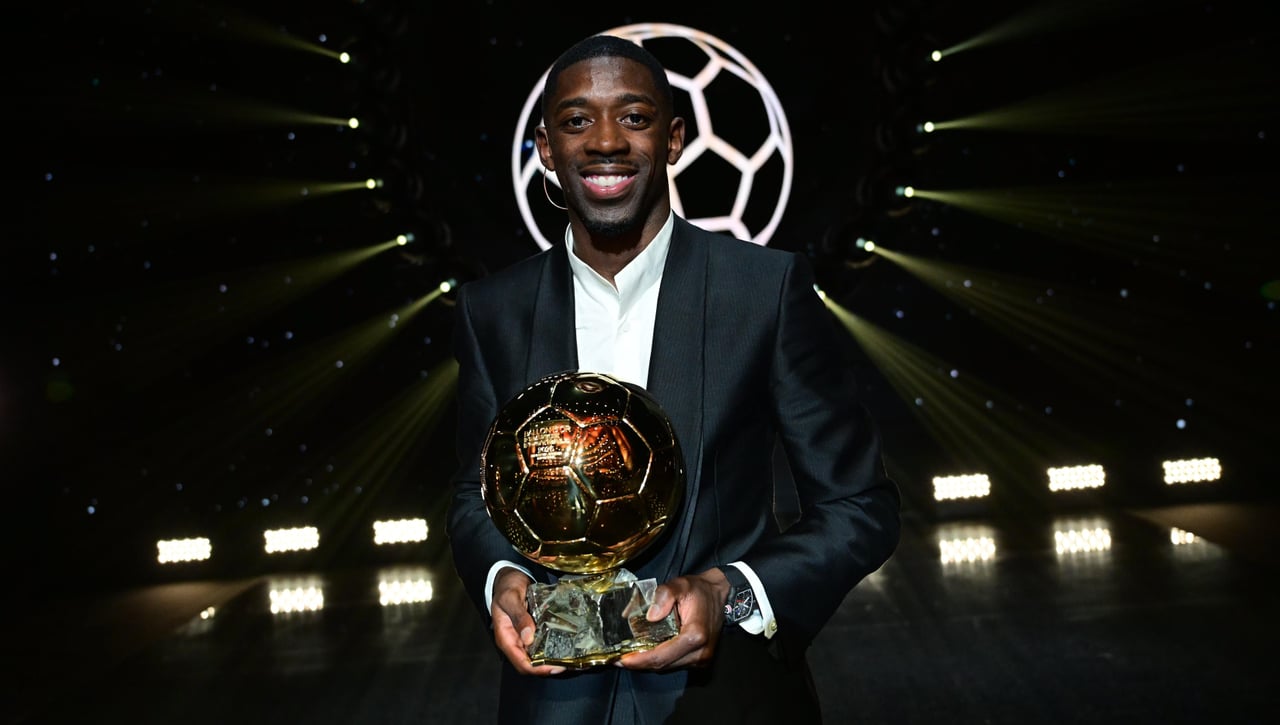 La primera reacción de Dembélé tras ganar el Balón de Oro