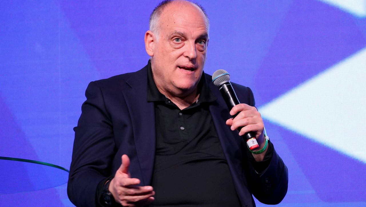 Tebas vuelve a la carga contra el Real Madrid