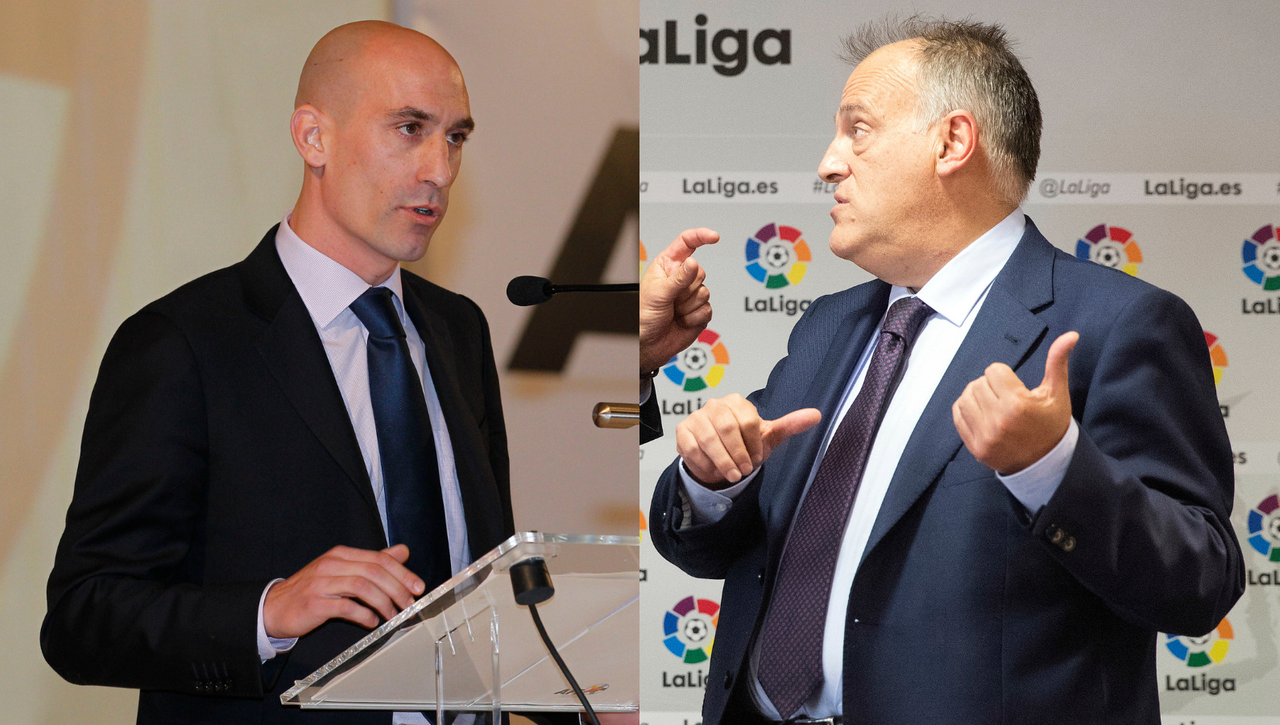 Tebas y la AFE cargan contra Rubiales y la RFEF por el escándalo de la Supercopa Femenina