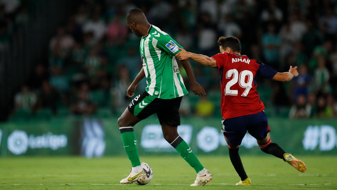 Real Betis 1-0 CA Osasuna: Pellegrini apuesta a 'Carvalho' ganador 
