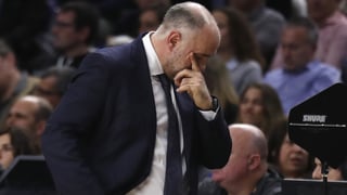 Pablo Laso atiza a Luka Doncic
