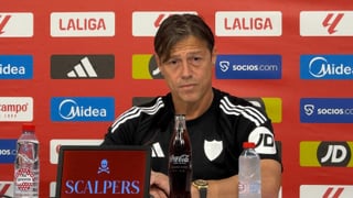Almeyda rechaza la idea de García Pimienta con Juanlu: "No, no. Haría un experimento"
