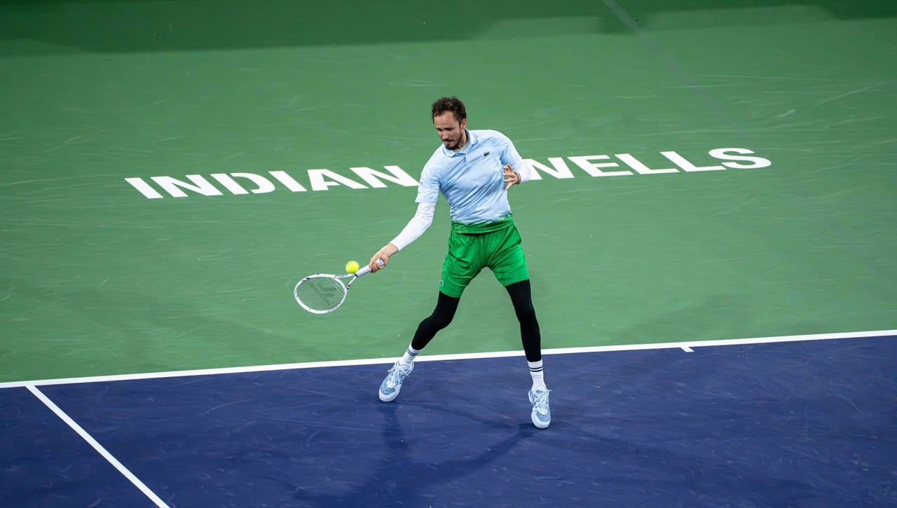 La gran sorpresa de Indian Wells sigue avanzando y Medvedev se ahorra un lío