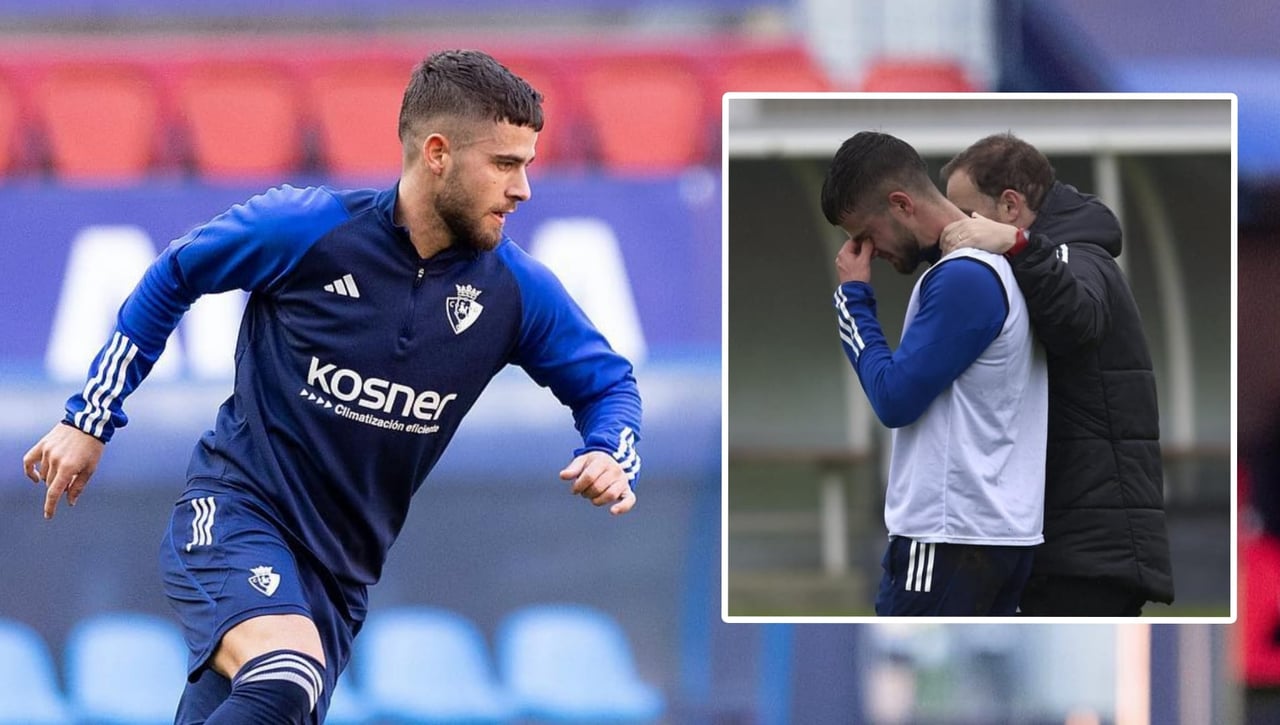 Iker Muñoz se derrumba en el entrenamiento de Osasuna y la reacción de Arrasate es ejemplar  