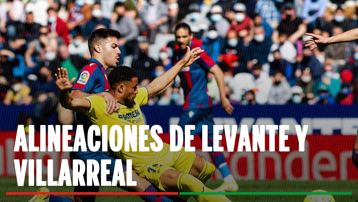 Alineaciones Levante - Villarreal: Alineación probable de Levante y Villarreal en la jornada 16 de LaLiga