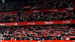 Dos heridos al ceder una valla en el Granada - Málaga