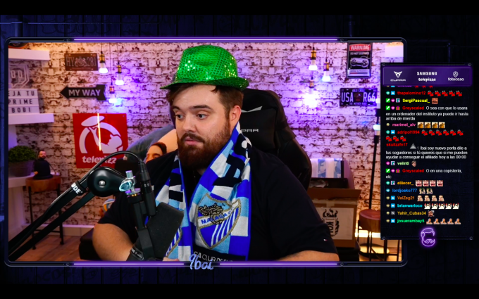 Ibai Llanos, 'nuevo embajador' del Málaga