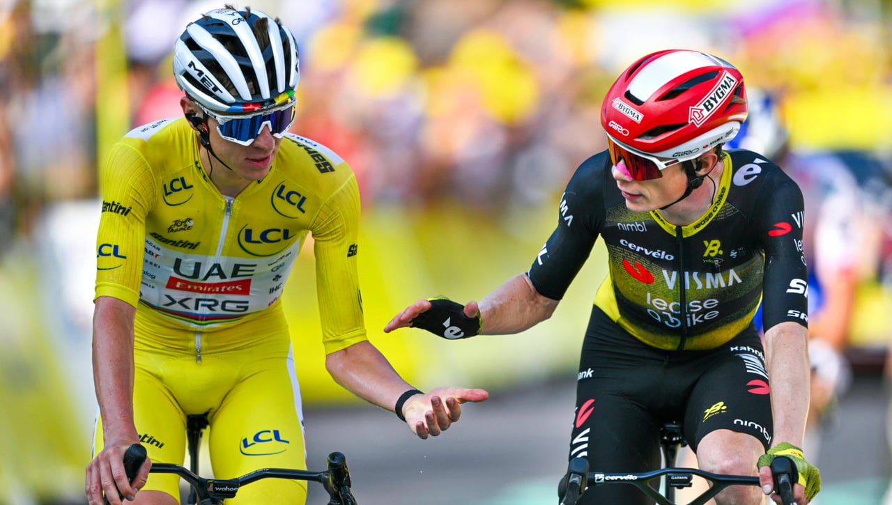 Una 'caída' inesperada de Pogacar en la última etapa del Tour