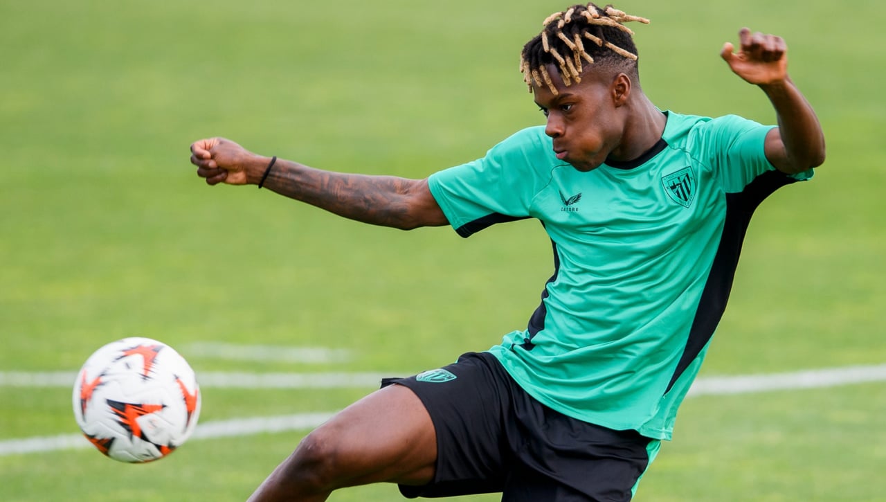 Nico Williams se prueba; Iñaki y Sancet no aparecen