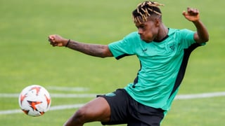 Nico Williams se prueba; Iñaki y Sancet no aparecen