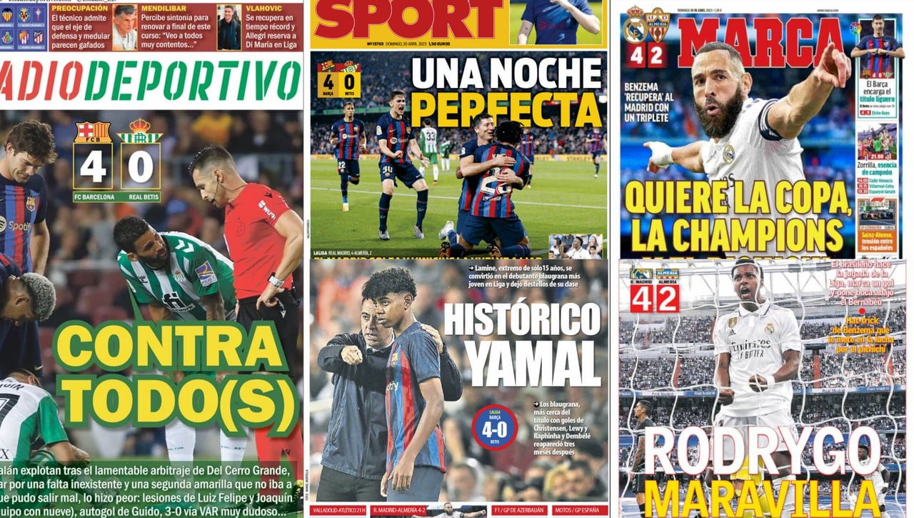 Del Cerro Grande, las lesiones... pero en Barcelona callan, así vienen las portadas