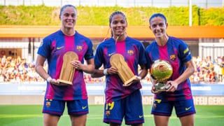 El Barça femenino se corona en el derbi
