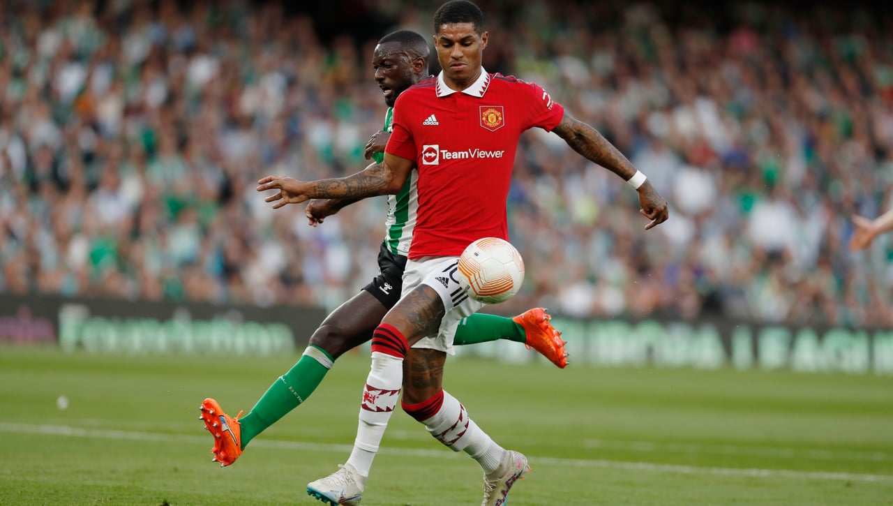 Malas noticias para el United: Rashford se pierde toda la eliminatoria ante el Sevilla