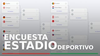 Vota en la encuesta de ESTADIO: ¿Quién ganará la Eurocopa?