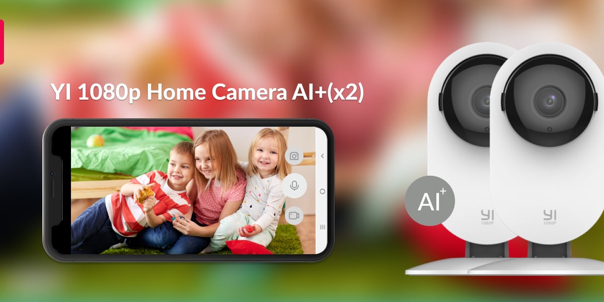 Vigila tu hogar con esta doble cámara interior Wi-Fi al 70% de descuento