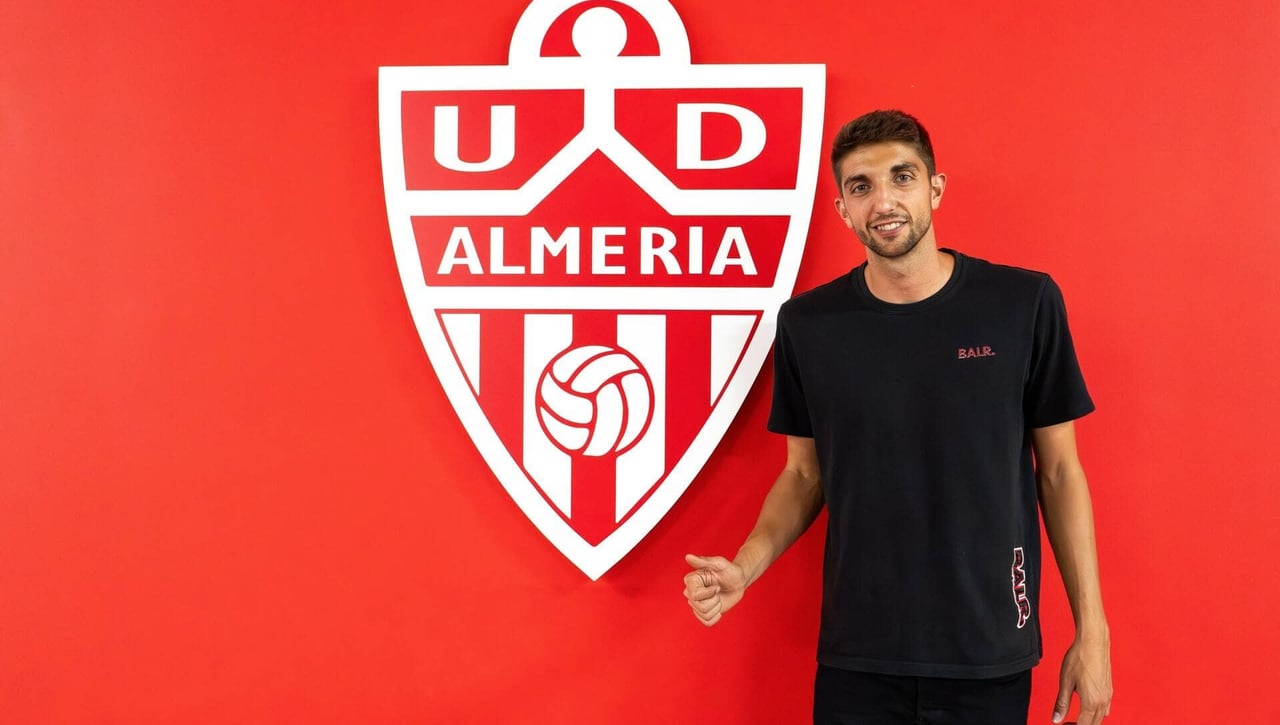 Edgar se convierte en la esperanza del Almería 