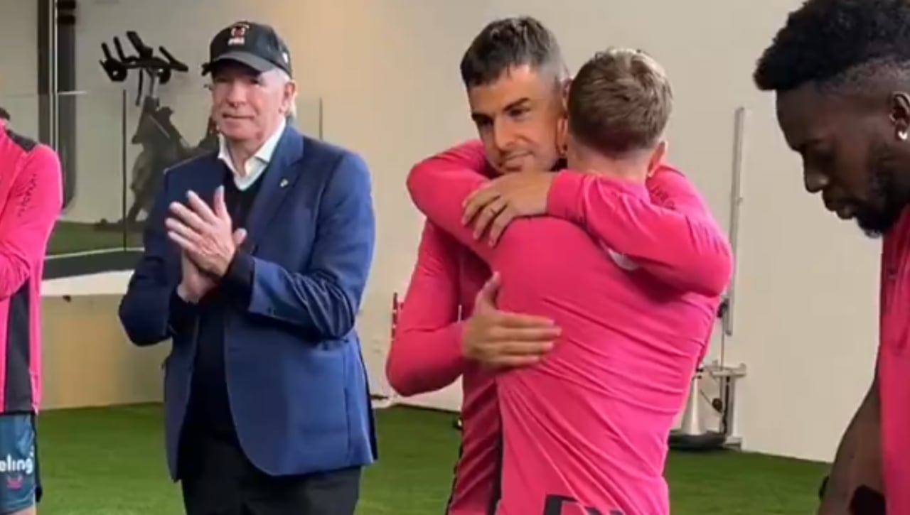 Emotiva despedida a Dani García en Lezama