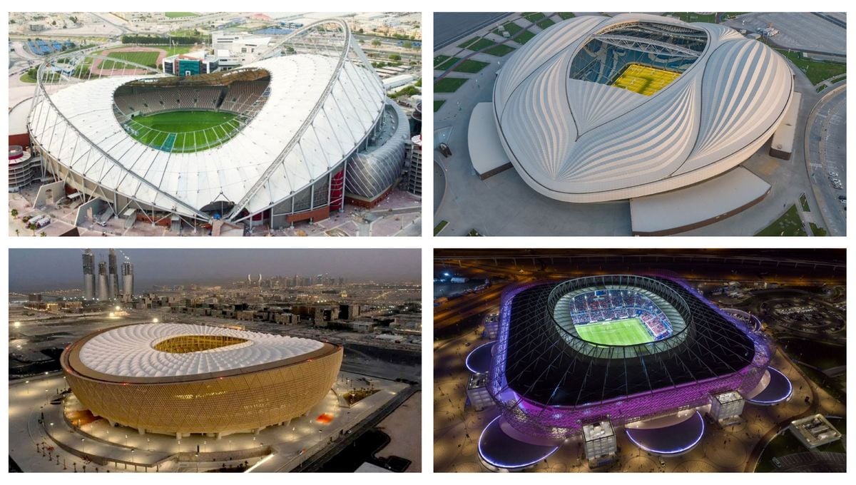 Los ocho espectaculares estadios del Mundial de Qatar 2022