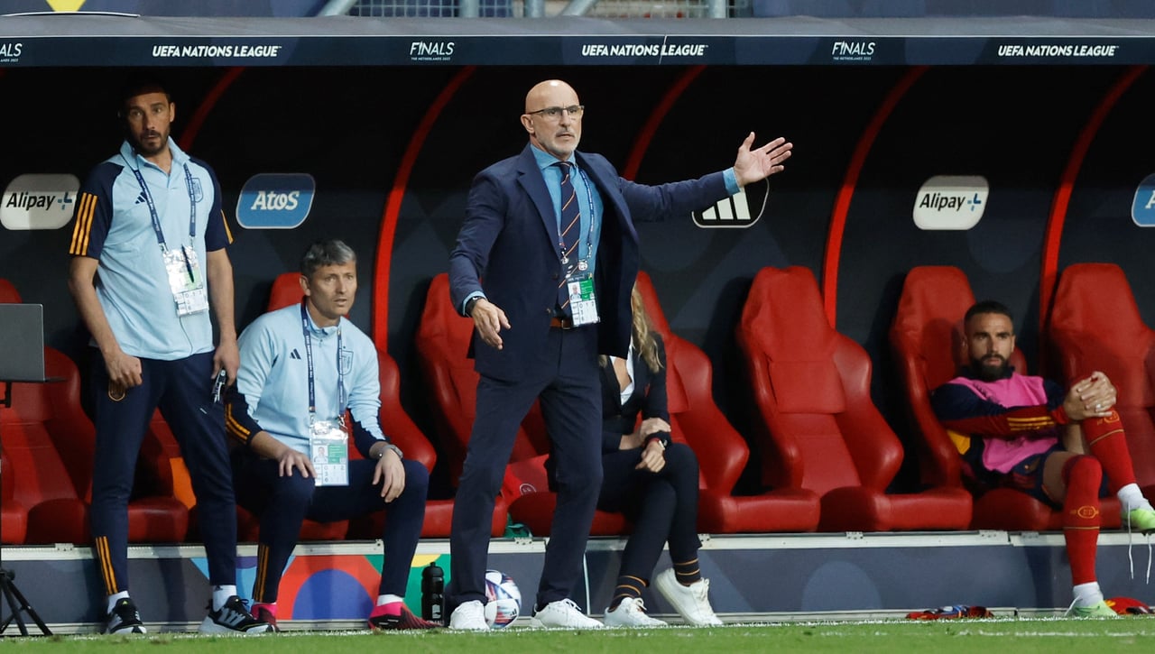 Las palabras con las que Luis de la Fuente zanjó los problemas entre Gavi y Ceballos