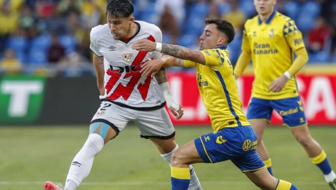 Las Palmas 0-1 Rayo Vallecano: Luchó hasta el final, pero murió en la orilla