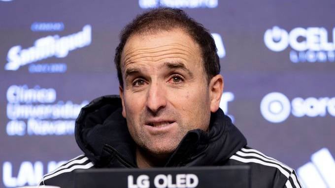 Jagoba Arrasate explica la baja de Rubén Peña y siembra dudas sobre Aimar antes del Barça - Osasuna