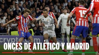 Atlético de Madrid - Real Madrid: posibles alineaciones y donde ver el partido de hoy de la UEFA la Champions League