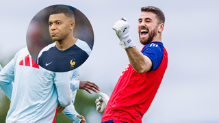 Unai Simón no se corta con Mbappé antes de la semifinal en la Eurocopa