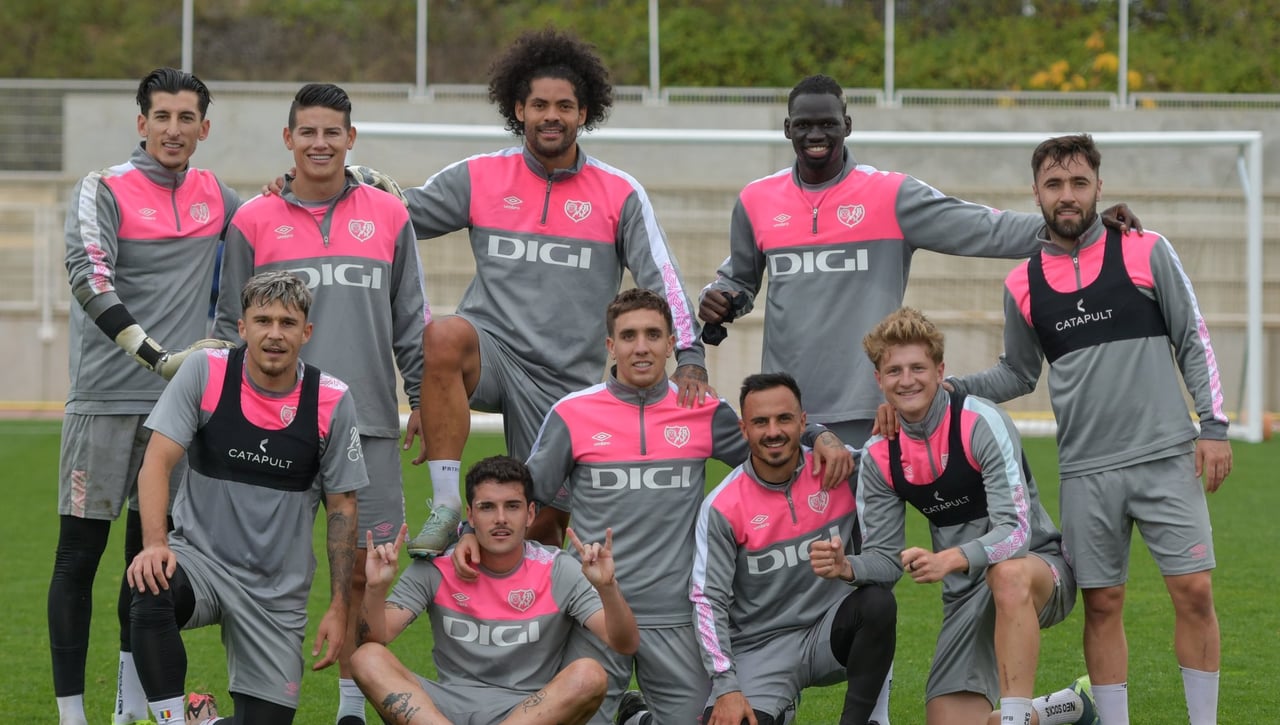 James Rodríguez y RDT siguen sin contar en el Rayo Vallecano