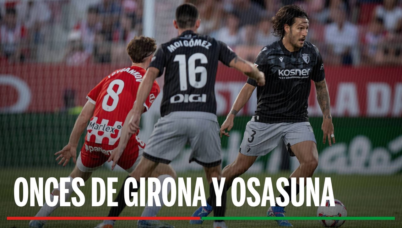 Alineaciones Girona - Osasuna: Alineación confirmada de Girona y Osasuna en la jornada 19 de LaLiga