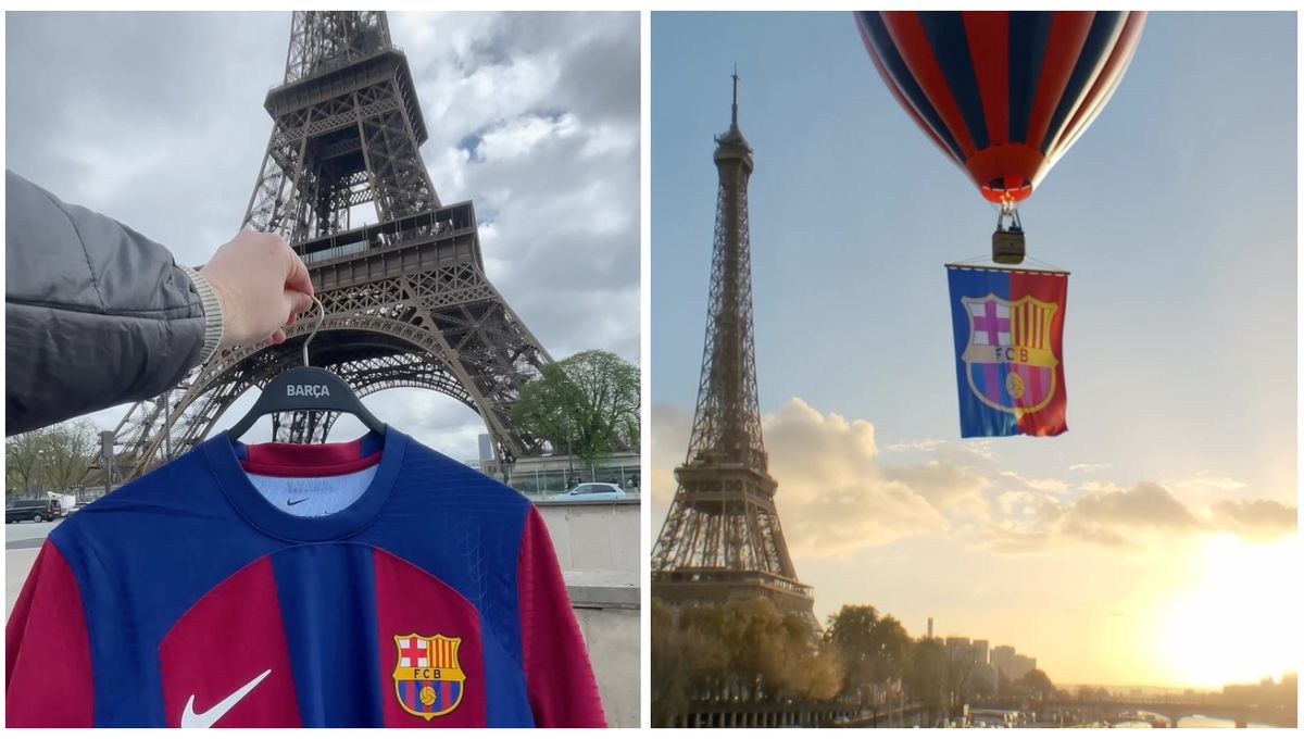El Barça responde a los ultras del PSG a la vista de todo París