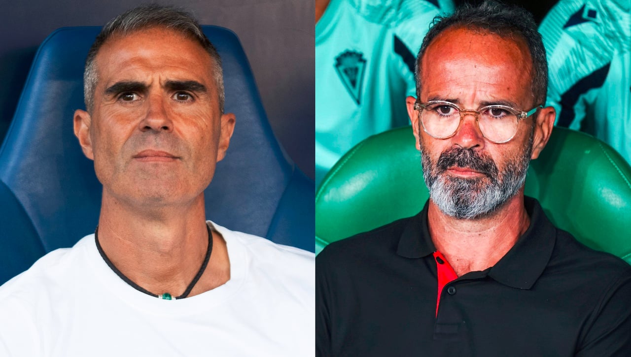 Gaizka Garitano frente a Álvaro Cervera