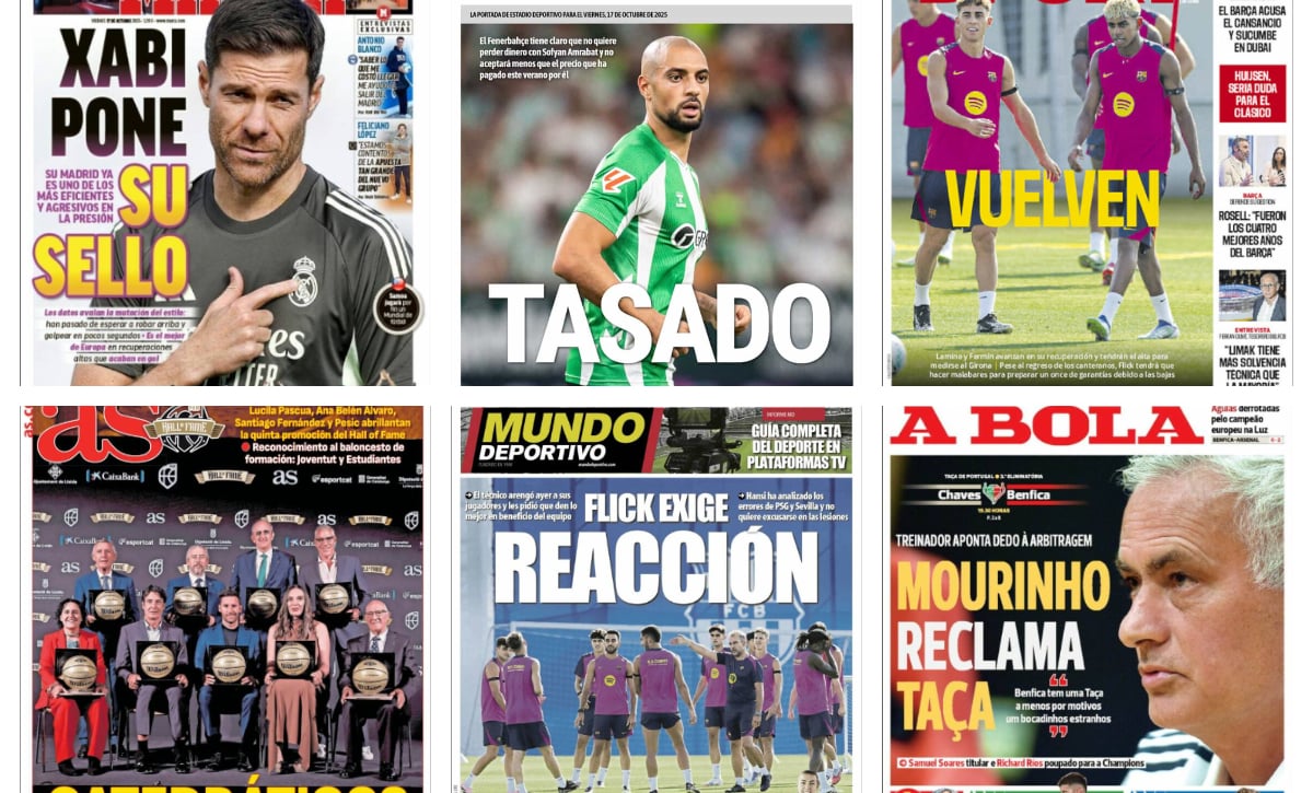 El estilo de Xabi Alonso, la recuperación de Fermín y Lamine...Así vienen las portadas