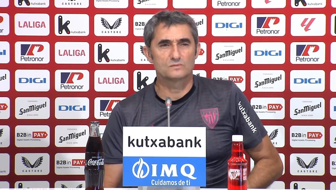 Ernesto Valverde no se corta: "Para los que están con una cerveza en la mano…"