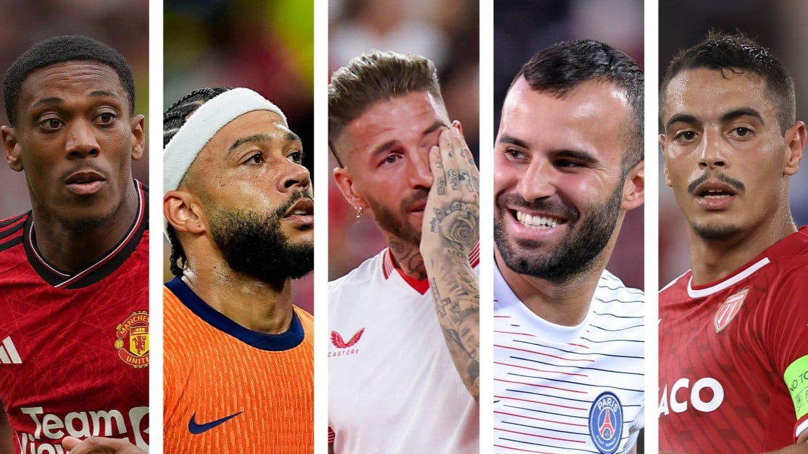 Sergio Ramos, Jesé, Depay, Martial, Ben Yedder... la lista de jugadores libres