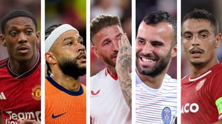 Sergio Ramos, Jesé, Depay, Martial, Ben Yedder... la lista de jugadores libres
