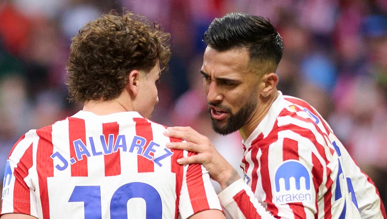 El ensayo de Simeone para medirse al Getafe: Julián Álvarez y Nico González cobran protagonismo y Giuliano desaparece