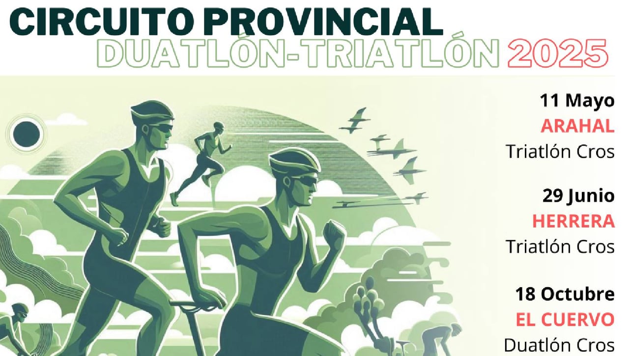 Menos de un mes para el pistoletazo de salida del Circuito Provincial de Duatlón y Triatlón 2025