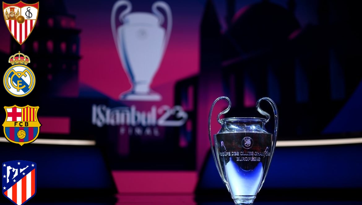 El calendario de Sevilla, Real Madrid, Barcelona y Atlético en la Champions 22/23