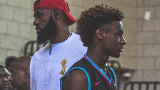 El hijo de Lebron James y Aday Mara, juntos en el Draft Combine