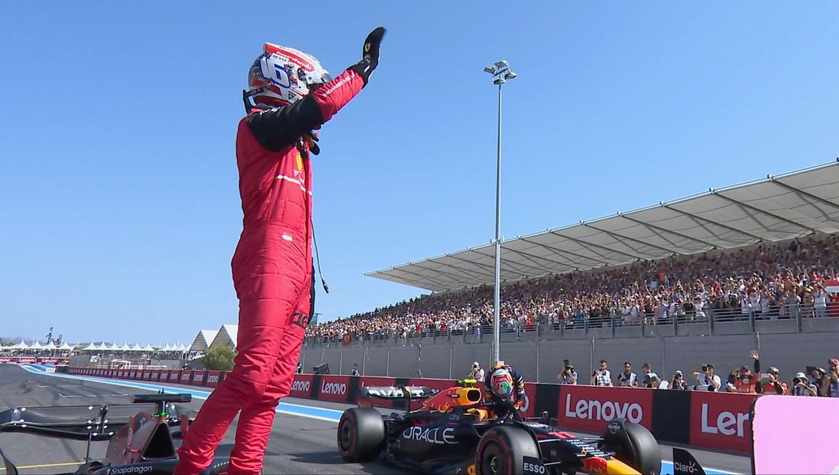 Leclerc saldrá primero en Francia; mala suerte para Sainz