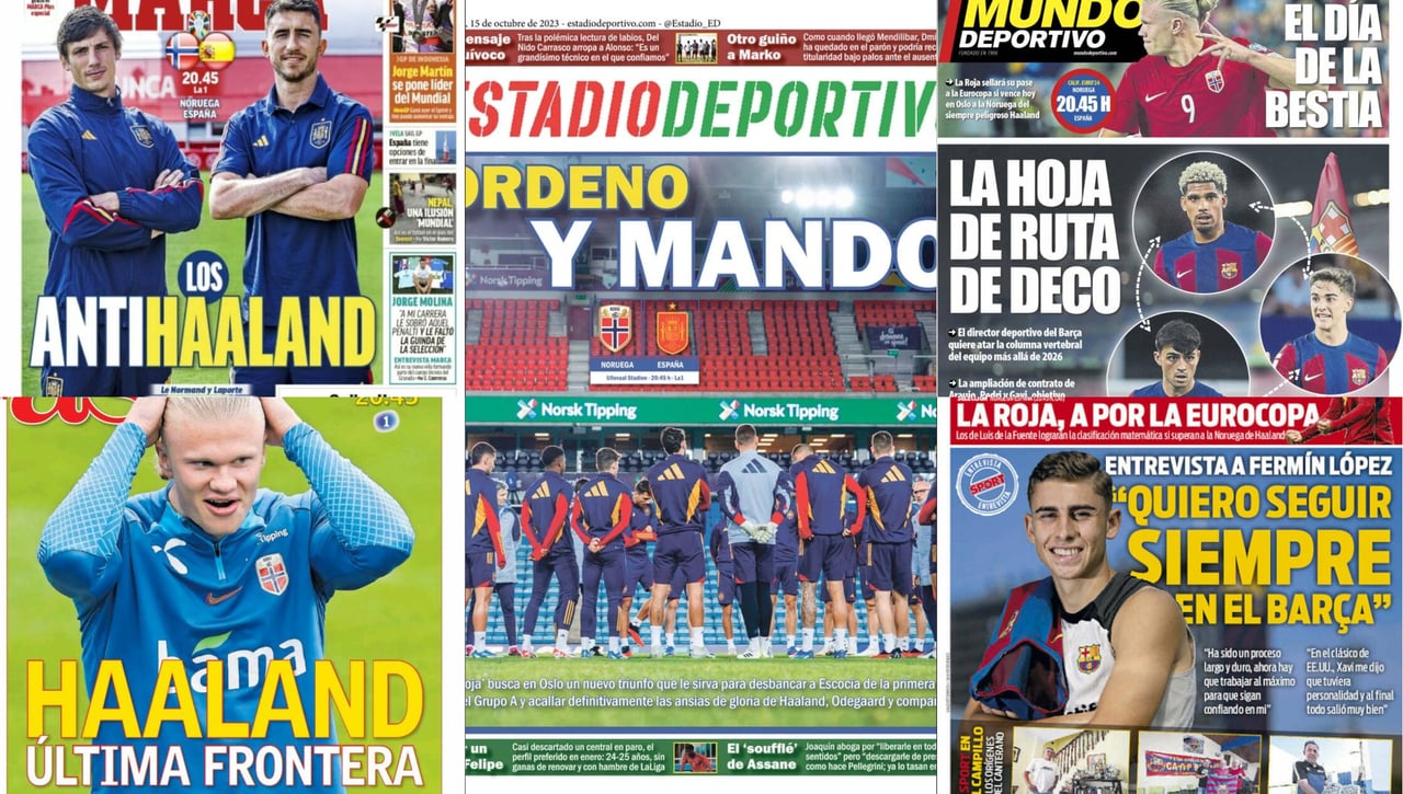 'Los AntiHaaland', 'Haaland, la última frontera', 'Ordeno y mando'... Así vienen las portadas