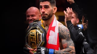 Ilia Topuria calienta su combate contra Makhachev