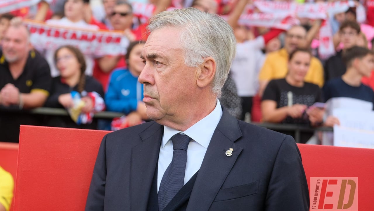 Ancelotti dice que De Burgos Bengoetxea hizo "un arbitraje de nivel"... y luego confiesa que era "ironía"