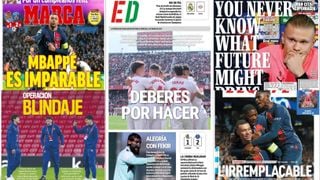 El Madrid se frota las manos con Mbappé y Haaland deja la puerta abierta... Así vienen las portadas