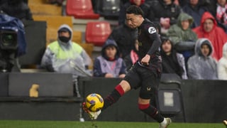 Rubén Vargas llega como un toro a Sevilla