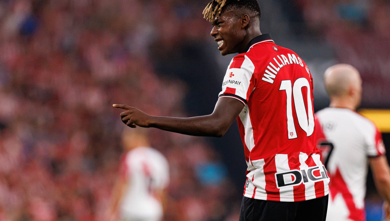 Novedades con el estado físico de Nico Williams y sus alternativas