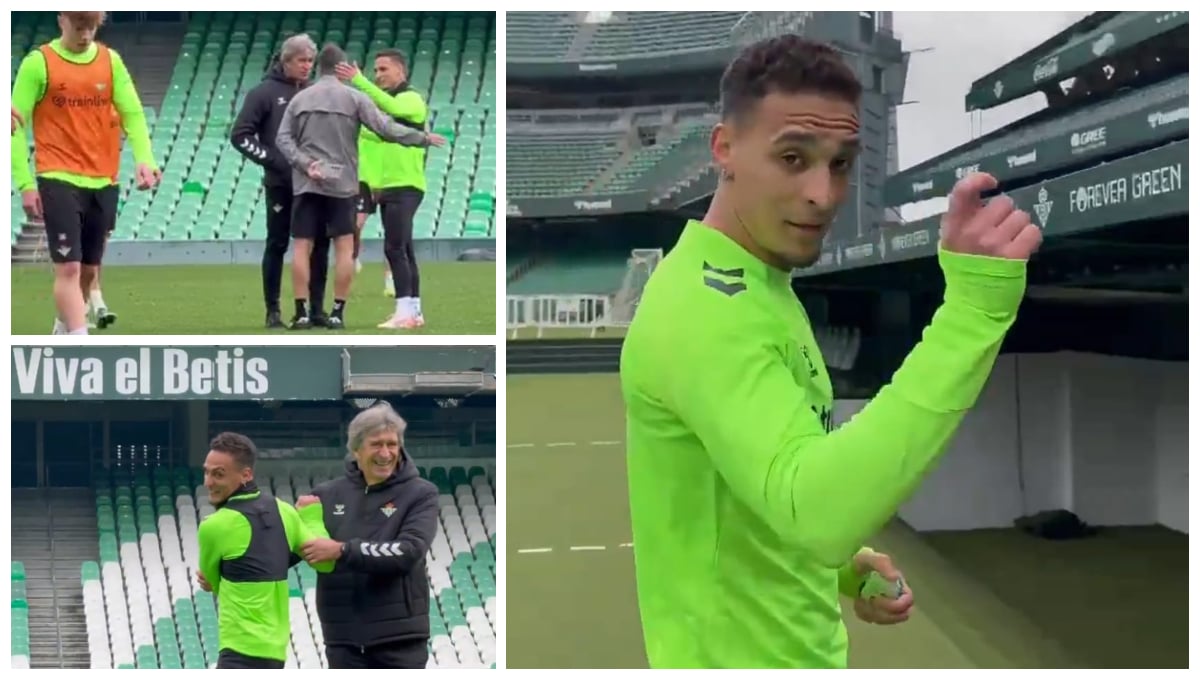 La reacción de Antony cuando el Betis le comunica la gran noticia